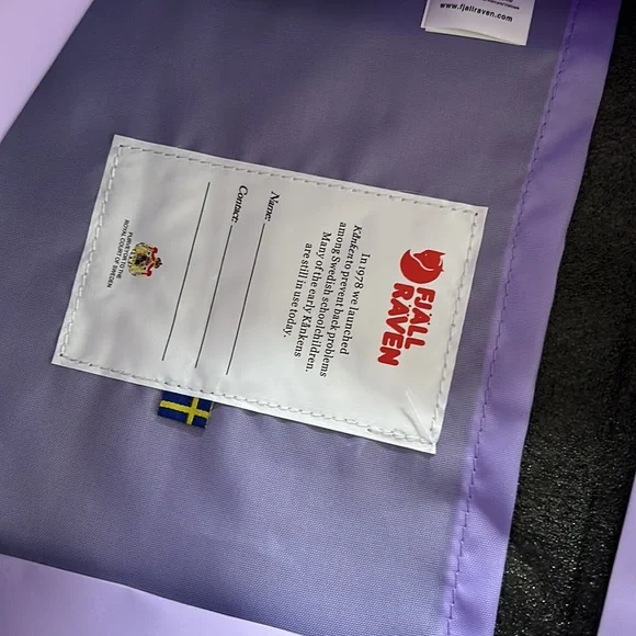 Purple Backpack Classic Design - Picture 2 of 3